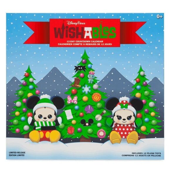 NEW BELLE Wishables Plush Toy Disney Parks Holiday Calendar 2024 NWOP Limited - Picture 7 of 7